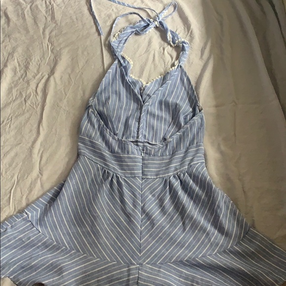 Fiali Striped Halter Dress with Open Back - Picture 4 of 6